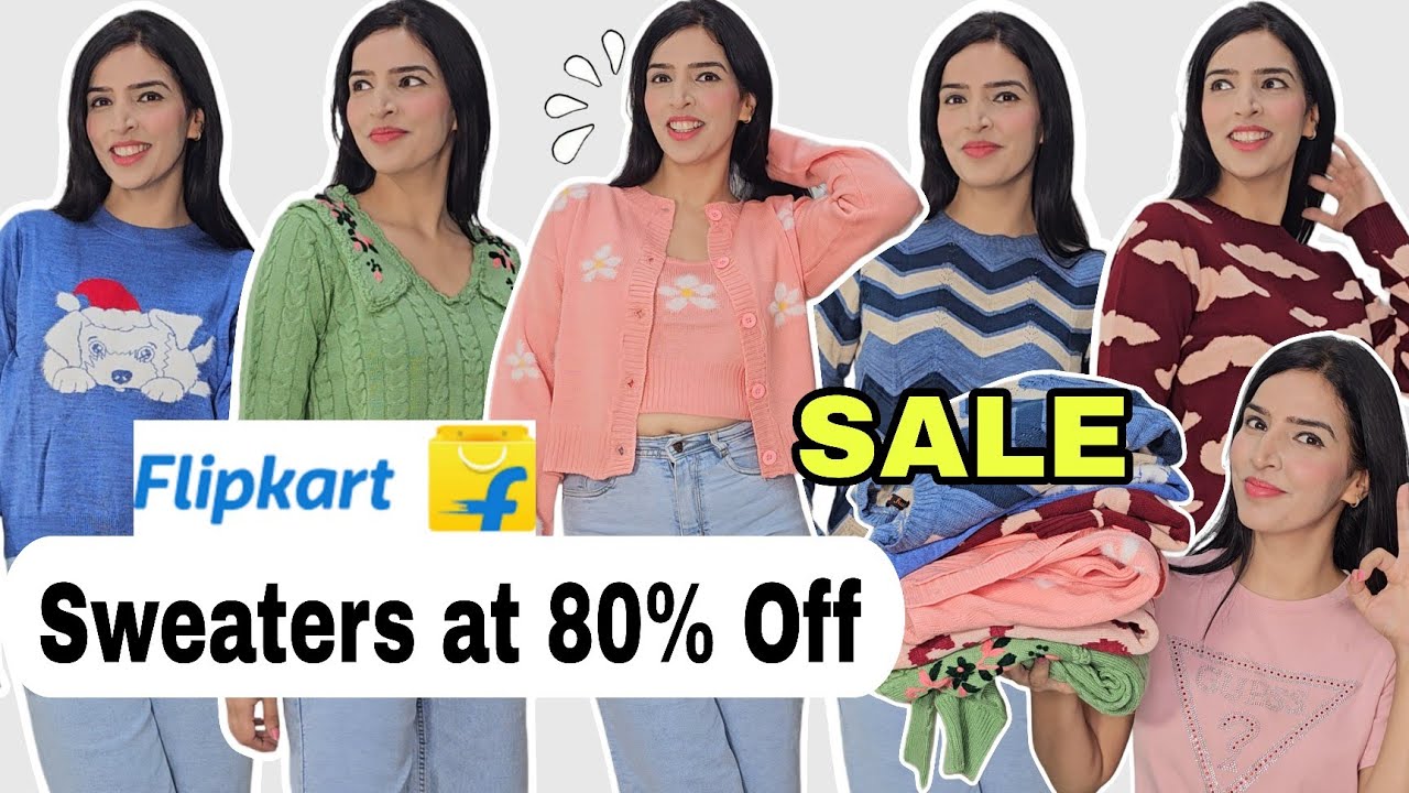 Flipkart Sweater Haul under 500 | Affordable Winter wear at 80% Off 
