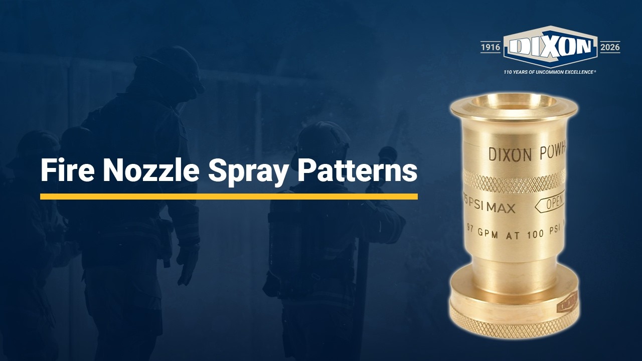 Fire Nozzle Spray Patterns