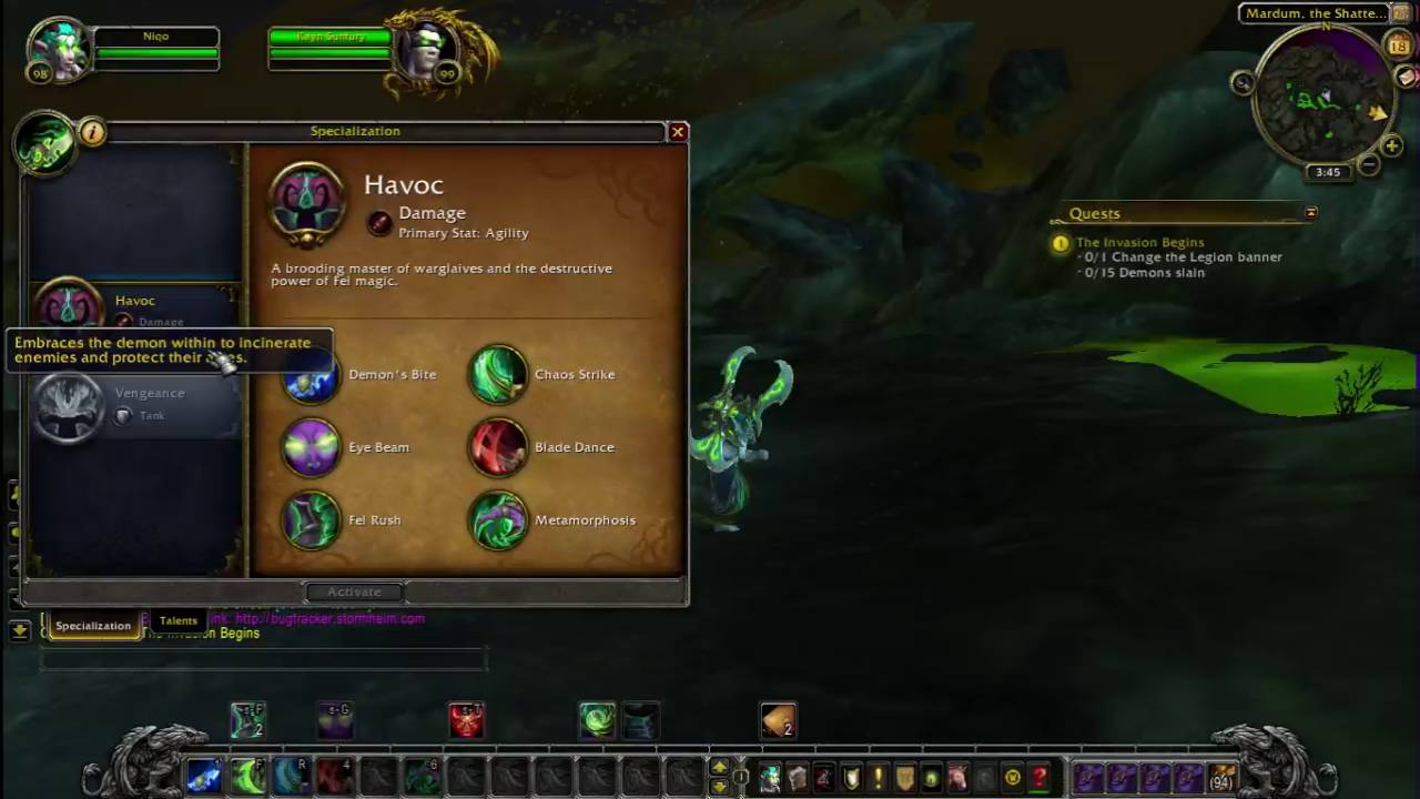 A look into the Stormheim Legion Demon Hunter... (Legion 7.0)