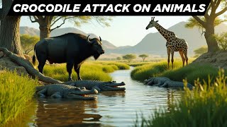 Crocodile Attack: Children in Danger! hungry crocodile attack 3d gameplay P2 screenshot 1