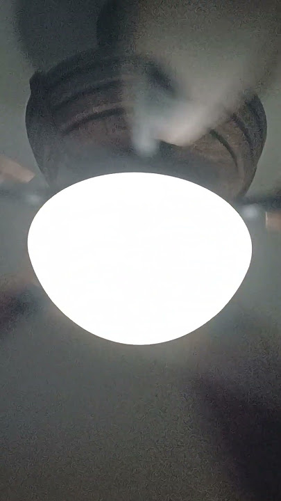 Harbor breeze ceiling fan in an other friends house Spining