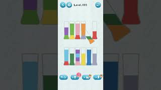 water sort puzzle game level 689 numpuz android iOS games