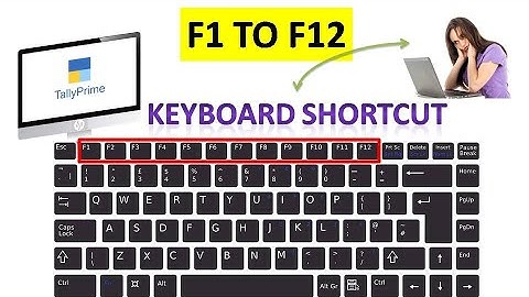 F1 to F12 keyboard Shortcut in Tally Prime | F1 to F12 Function Keys In Tally Prime