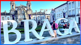 A MELHOR CIDADE ELEITA DE PORTUGAL: BRAGA! CONHECENDO O NORTE DO PAÍS!