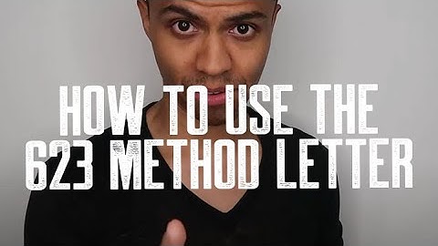 HOW TO HANDLE THIS TYPE OF COLLECTION || HOW TO USE THE 623 METHOD LETTER || CREDIT REPAIR