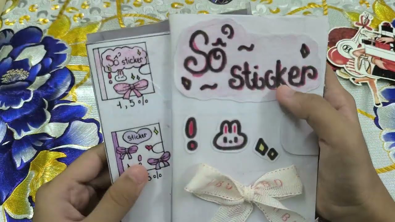 UNBOX VÀ TRANG TRÍ SỐ STICKER TỰ LÀM