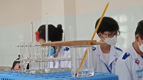 Ảnh hưởng của nhiệt độ đến tốc độ của phản ứng - TH hoá học bài 3