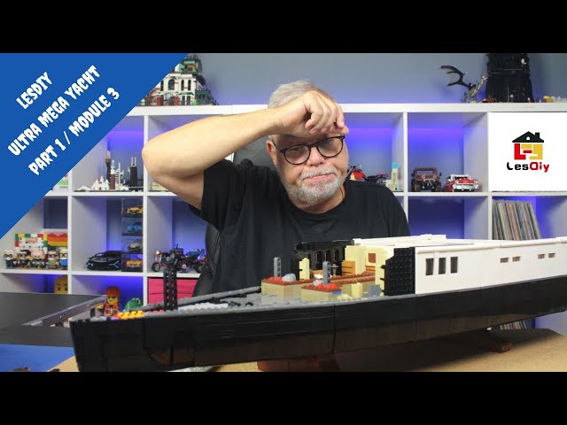 Part 3 der MEGA Luxus Yacht von Lesdiy im Maßstab 1:38, der Innenausbau beginnt mit vielen Details! 