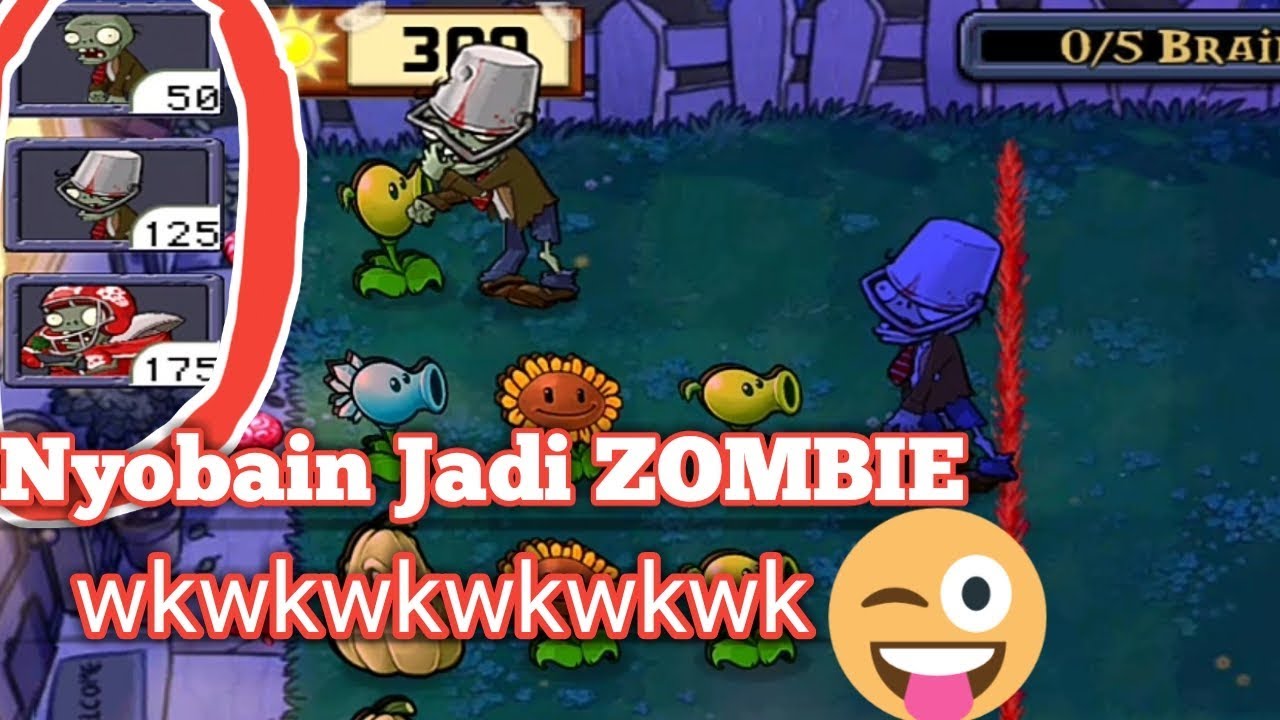 Funny Mini Game Plants VS Zombies HELP ZOMBIE YouTube