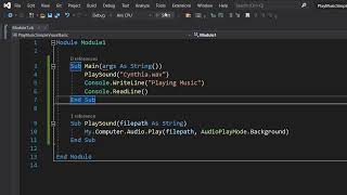 How to Play Music In Visual Basic (Simple)