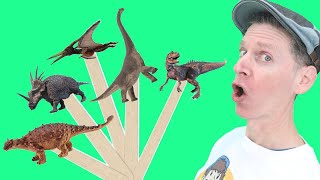 dinosaurs part 2 pop sticks song with matt dream english kids