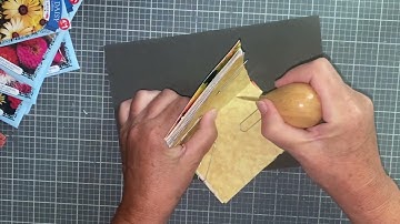 How to Make a Mini Junk Journal from a Seed Packet | #journalwithme #junkjournal