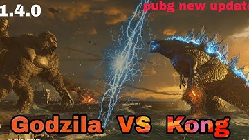 🔥😱 GODZILLA vs KONG PUBG MOBILE UPDATE 1.4.0|| FULL REVIEW BY TIARA GAMING