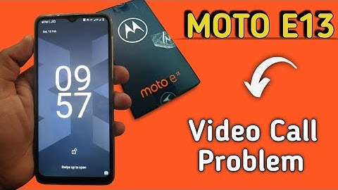 Moto E13 video call problem kaise solve kare, how to fix video call problem in Moto E13, reset