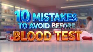 10 Mistakes to avoid before doing a Blood Test