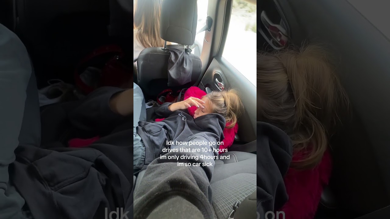 Being car sick sucks 