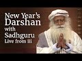 New years darshan with sadhguru  live from iii