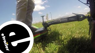 etrailer | Rack em E-Z Ride Lawn Mower Sulky Wheel Lawn Test