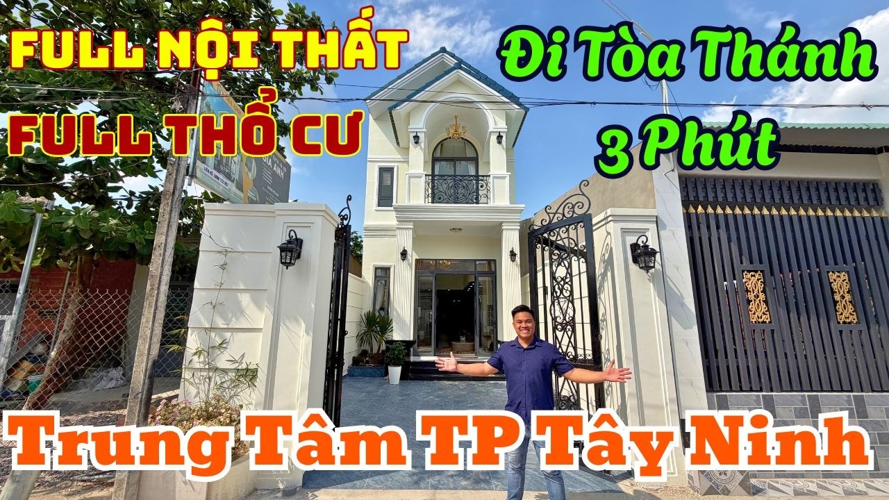 Siêu Phẩm Lầu Mái Thái Trang Bị Nội Thất , Đi Tòa Thánh 3 Phút , Trung Tâm Tp Tây Ninh , Vào Ở Ngay