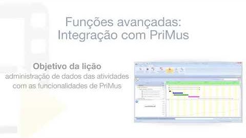 Vídeo Tutorial de PriMus KRONO - Funções avançadas: Integração com PriMus - ACCA software