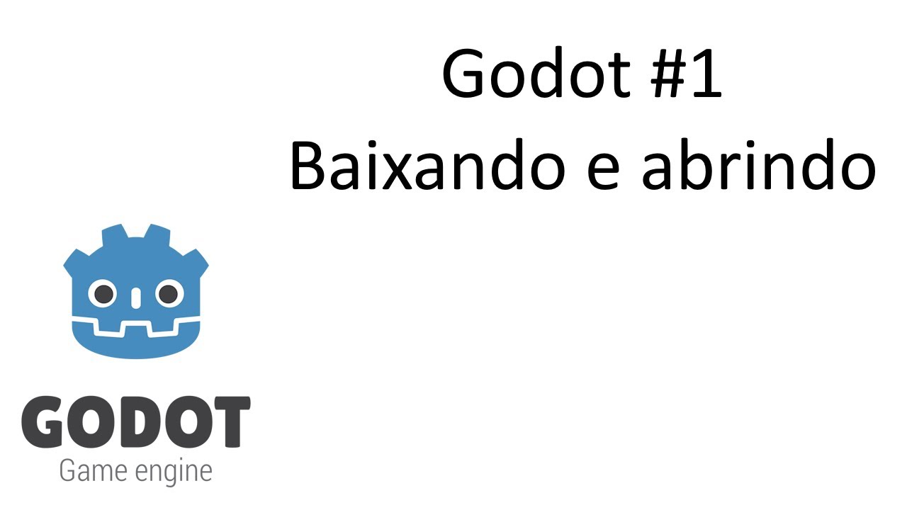 Godot Tutorial 1 - Baixando e abrindo - YouTube