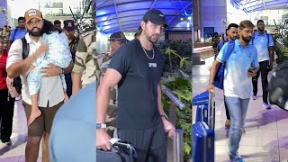 Mumbai Indians Team Arrived Back to Mumbai 😎🔥📸 #mumbaiindians #rohitsharma #hardikpandya