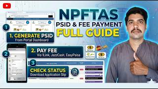 NPF TAS PSID Paid and Unpaid Status and Post Fee Payment Through JazzCash