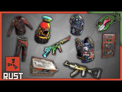 Rust Skins | Black Gold AR, Renegade Set, Spraycan Furnace, Venomous Thompson #264