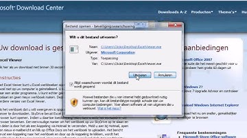 Clickx 234 - Excel-bestanden bekijken met Excel Viewer