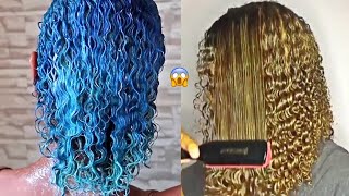 Curly Hair Tutorial Compilation - 2018 Hairstyles