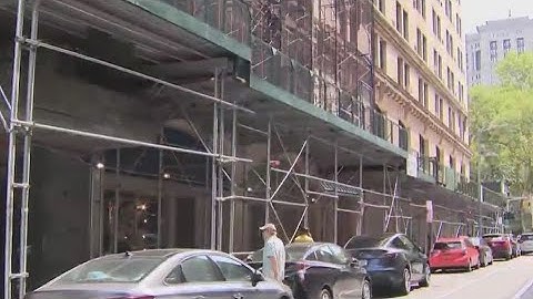 NYC unveils plan to speed up removal of scaffolding