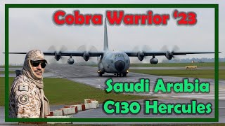 RAF Waddington Cobra Warrior 2023 - Saud Arabia Hercules C130 Taxi and Takeoff by Darrell Towler 916 views 1 year ago 2 minutes, 35 seconds