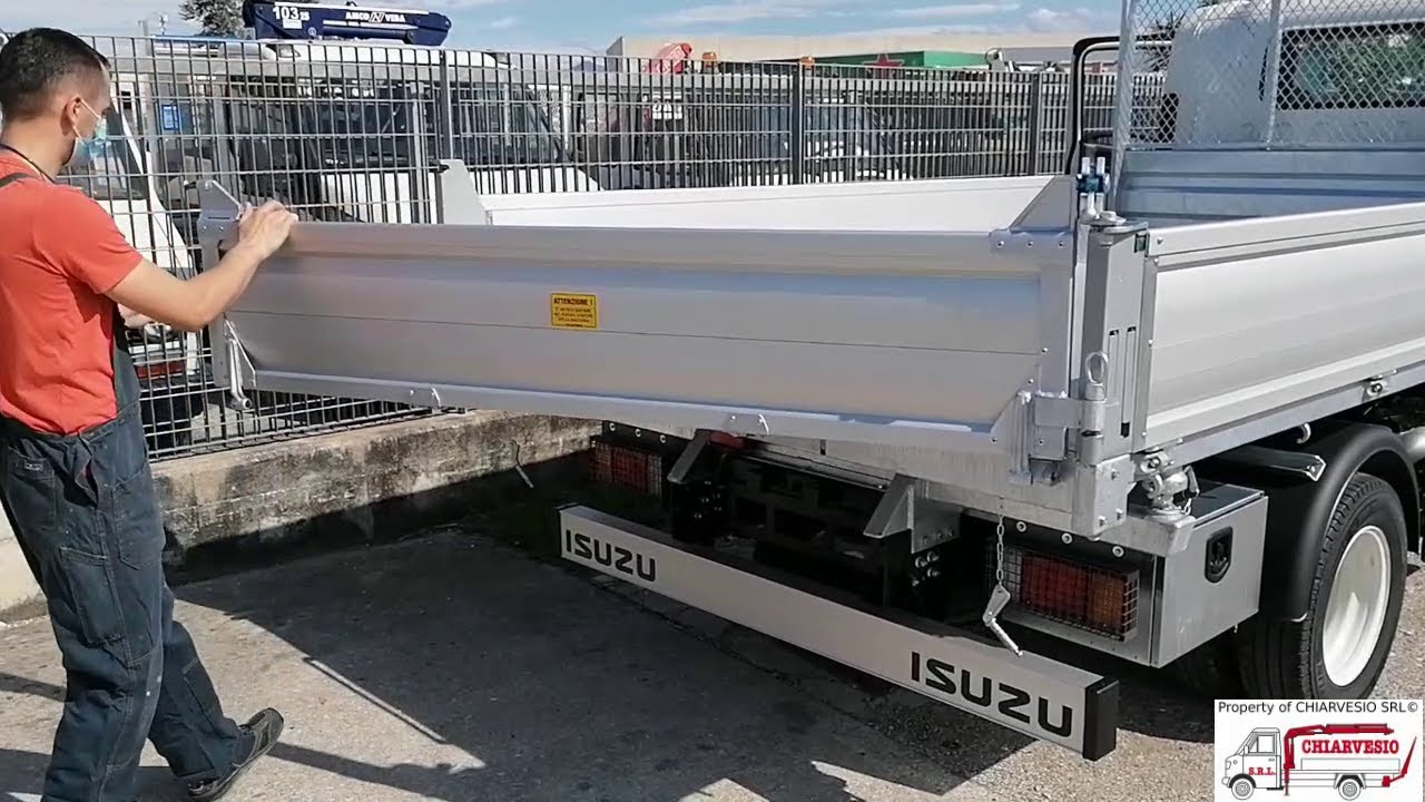 Chiarvesio: Sponda posteriore ribaltabile con 3 modalità di apertura