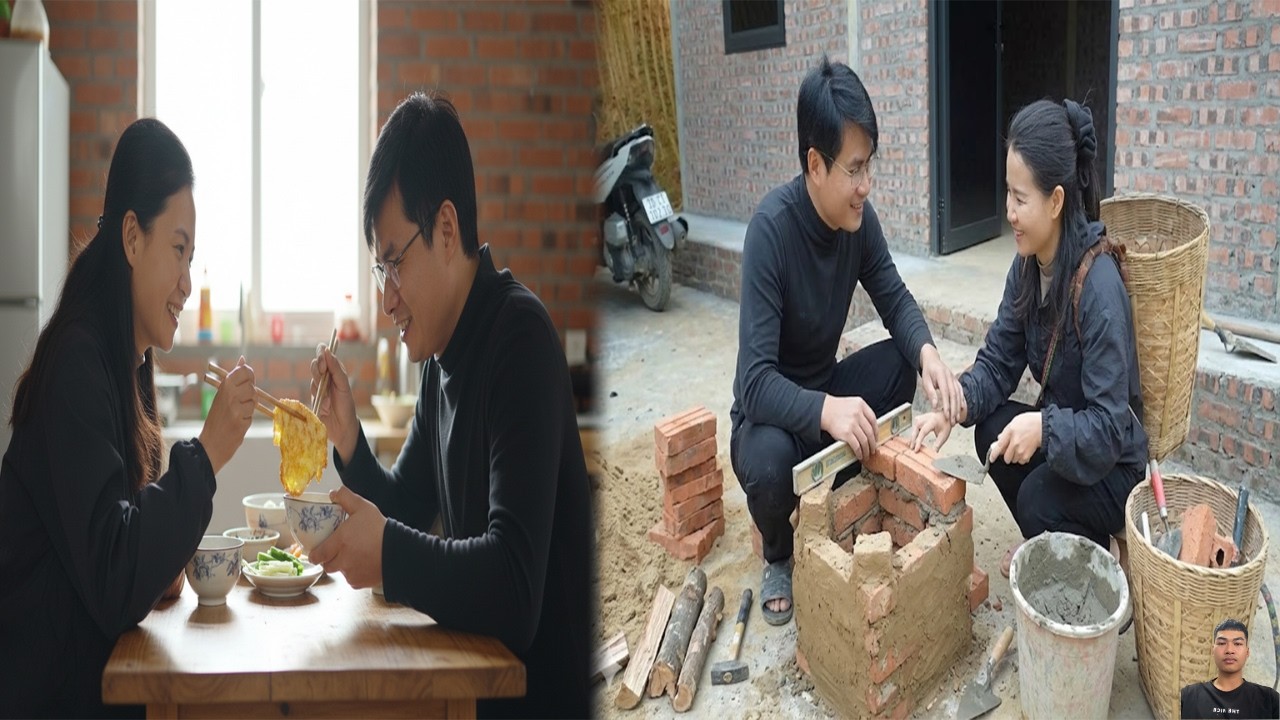 Слезы Джой Дием после первого обеда без дыма на новой кухне