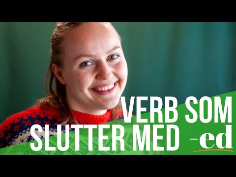 Fortid av verb på engelsk | Verb som slutter med -ed