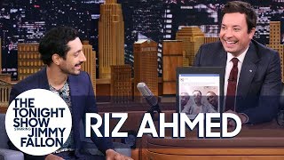 riz ahmed could start a boy band with guys he met during an airport security search