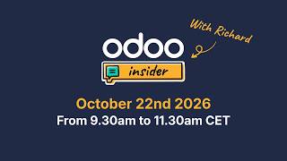 Odoo Insider - Regular Live Q&A with Richard