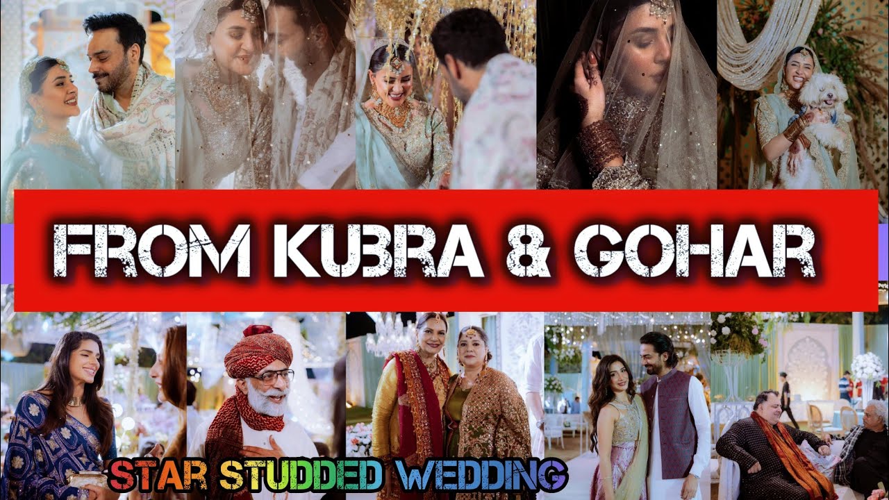 Kubra khan & Gohar Rashed Wedding Events||Fans gets angry 😠 😡 - YouTube