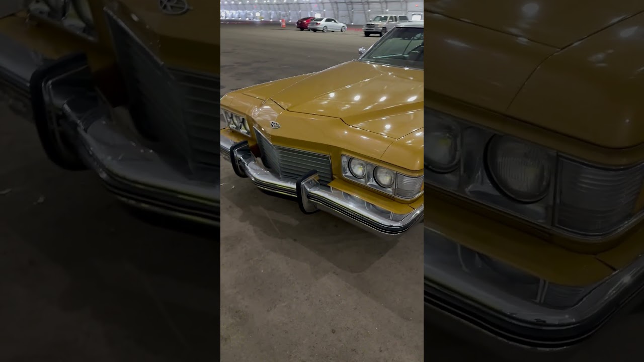 Buick Riviera 1973 года, золотистый цвет, без виниловой крыши - 