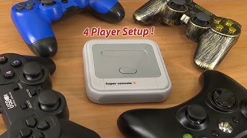 Super Console X Controller Setup 4 Players