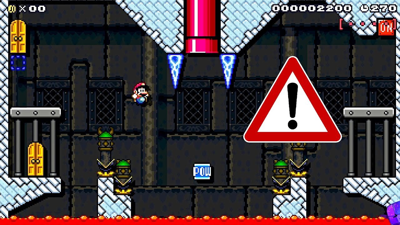 Super Mario Maker 2 🔧 8 Rooms, 2 CP's, 1 Axe🔧 gringoDK