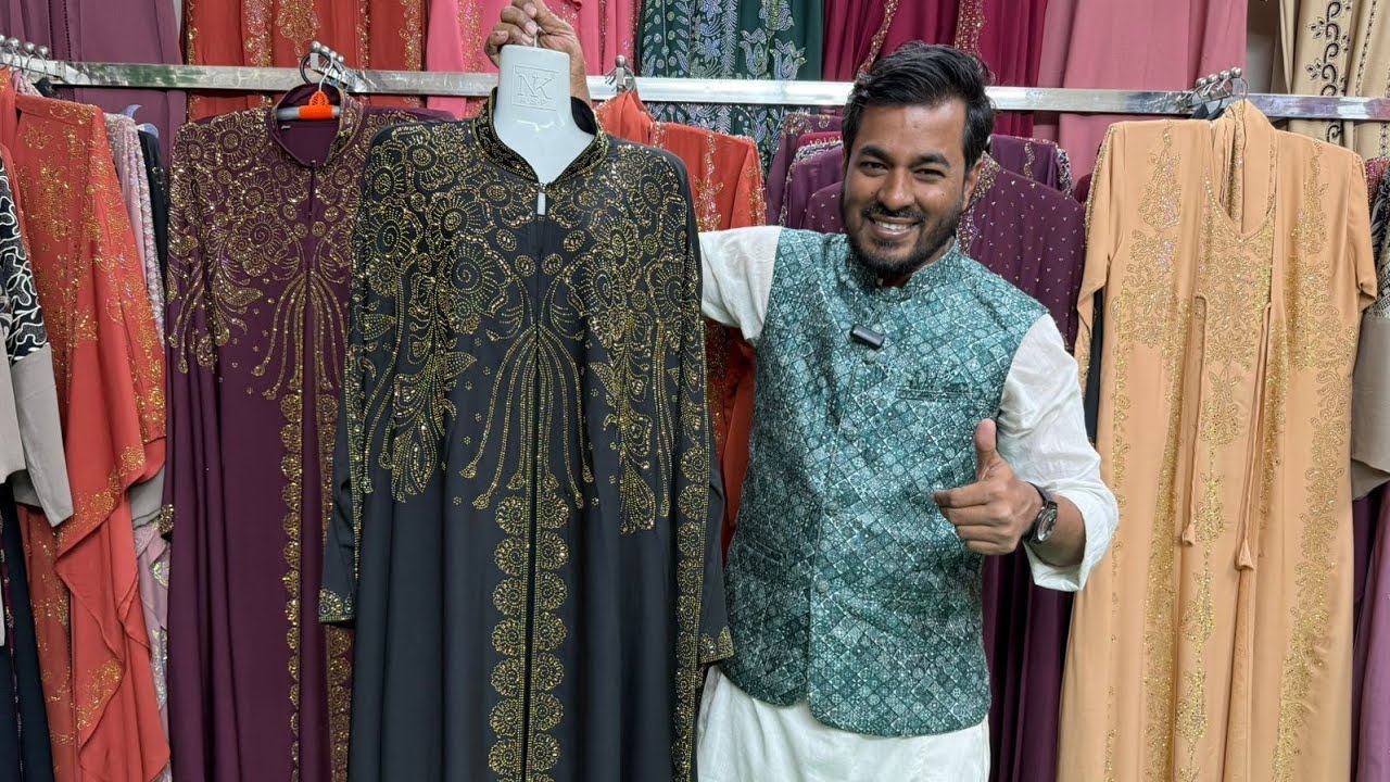 এ বছরের সেরা রাজকীয় ডাবল পাট আবায়া বোরকা 🔥dubai cheri febris abaya borka 🛍️@stylishabaya 