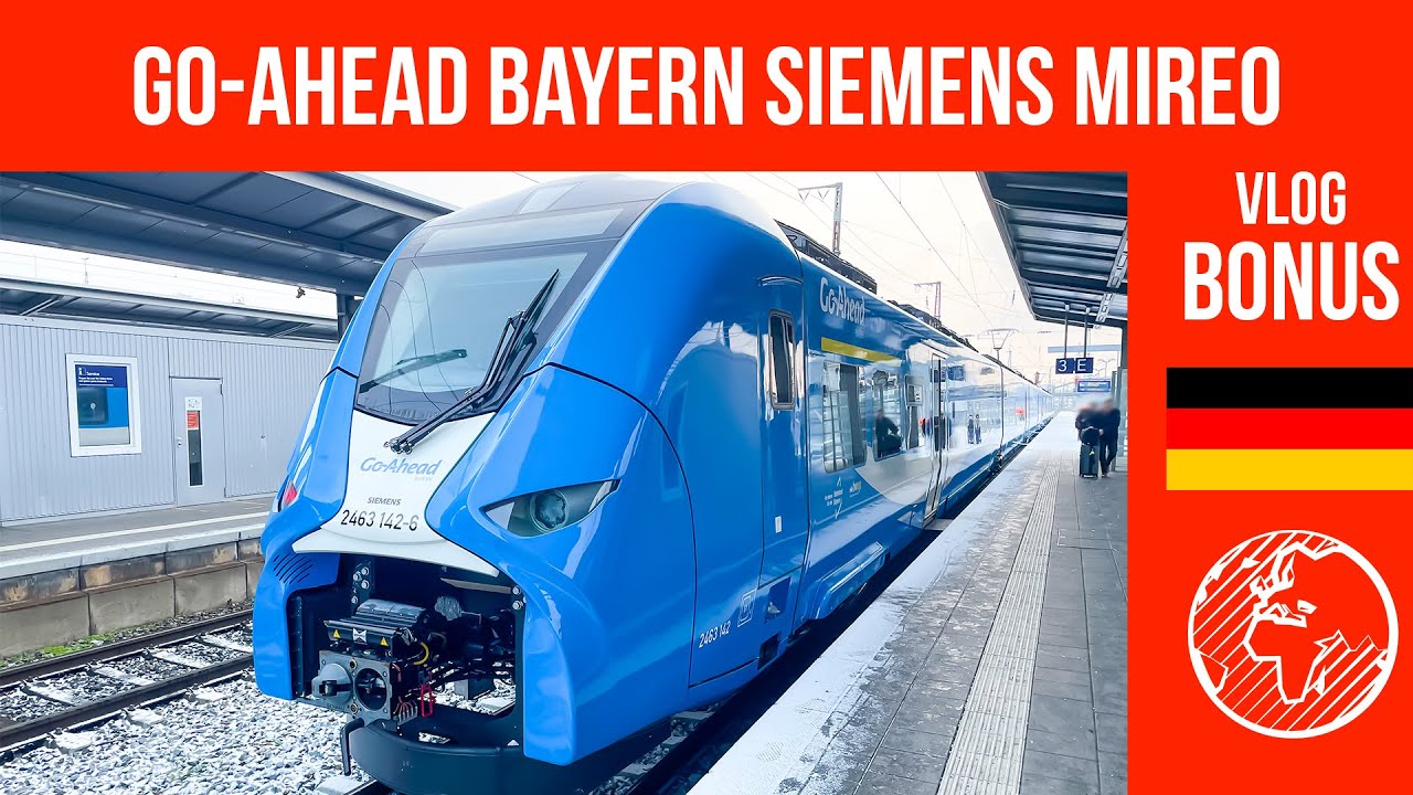 Der neue Siemens Mireo von Go-Ahead Bayern | TripReport (1. Klasse) | Bonusvlog