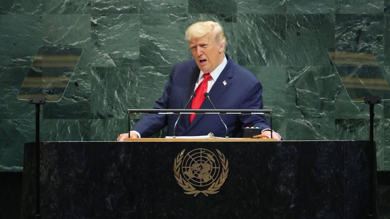 Donald Trump addresses UN General Assembly