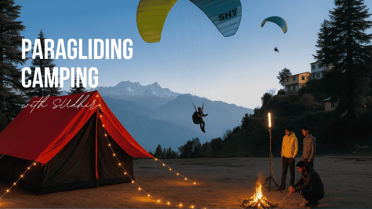 Camping Under the Stars & Paragliding Over Tehri Lake | Remote Uttarakhand | Life At Mountains