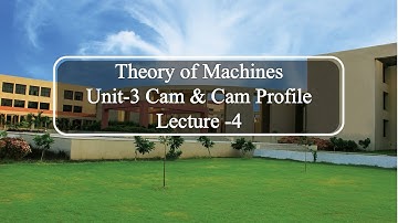 TOM-Unit-3-Lecture-4- Types of Follower motion & their Displacement Diagrams- by Prof. H.D.Rathod