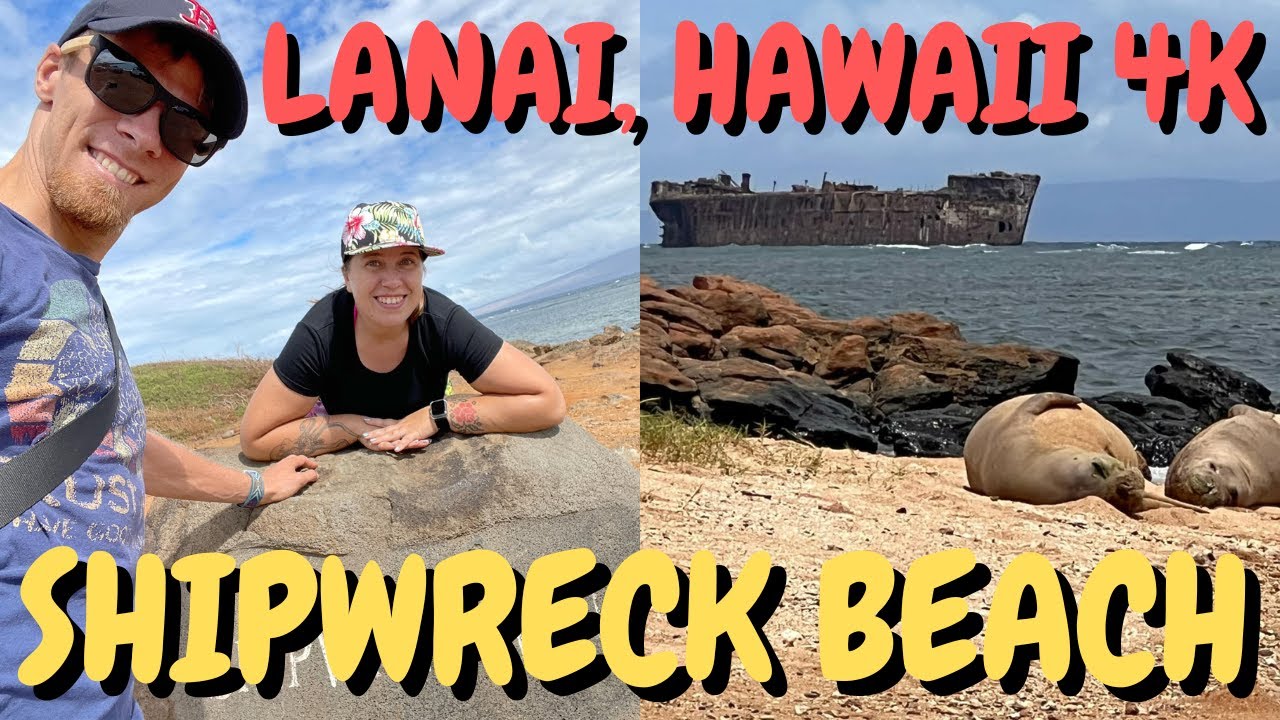 Driving to Shipwreck Beach from Lanai City 4K with Our Cheap Jeep