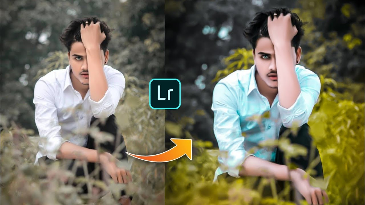 Lightroom Best Photo Editing || Moody Night Yellow Effect Photo Editing🔥- Lucky Vi  Photograpy
