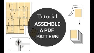 How to assemble a PDF pattern (Jalie Patterns)