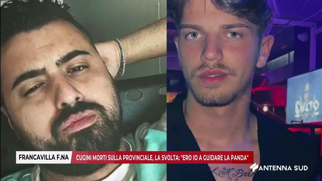 29 SETTEMBRE 2025   FRANCAVILLA FONTANA   CUGINI MORTI SULLA PROVINCIALE, LA SVOLTA   ERO IO A GUIDA